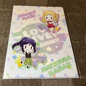 Love Live! Sunshine!! Clear File Folder Plastic Anime Japan Exclusive Official